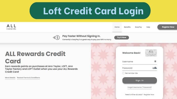 Loft-Credit-Card-Login